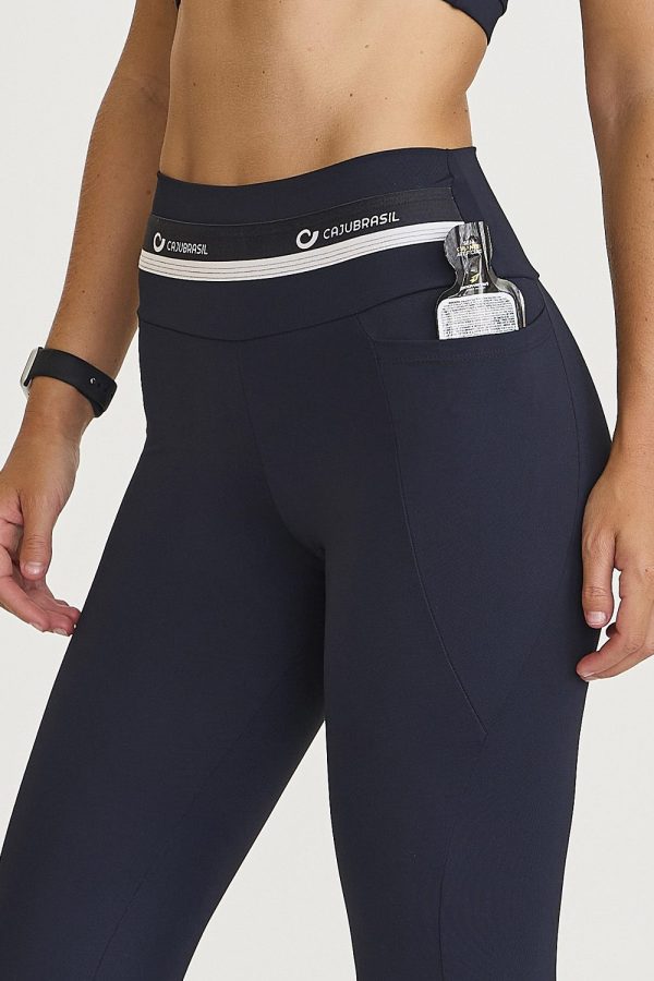 LEGGING PRO COM ELASTICO NO COS E BOLSO - Imagem 1