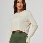 Blusa Manga Longa Juju Off White e Ecru VESTEM