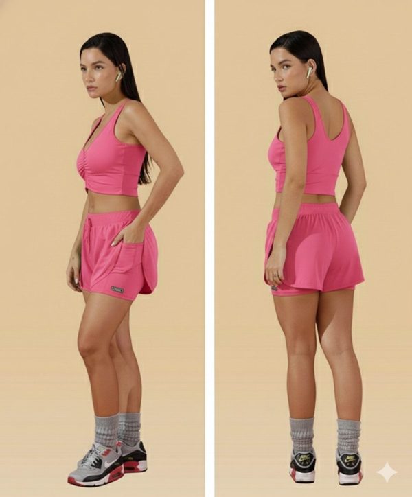 SHORT SOBREPOSTO C/BOLSO - Imagem 2