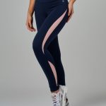 Legging Fusô Bicolor Flex Marinho Escuridão VESTEM