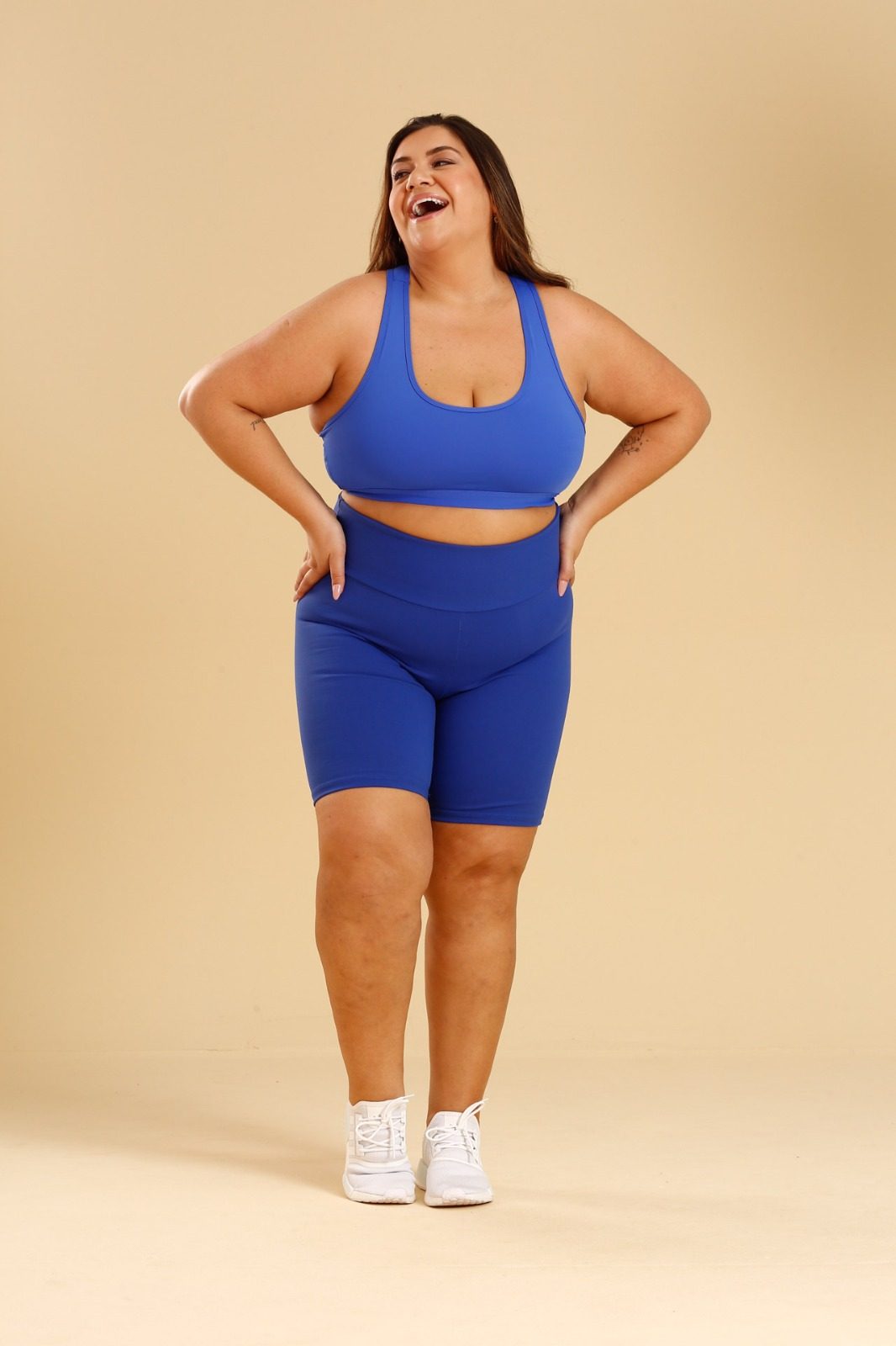 5ccd4c70500ff157889b166b8cc93ce5.jpeg Bermuda Lisa Plus Size Corrente Marinha - Imagem 1