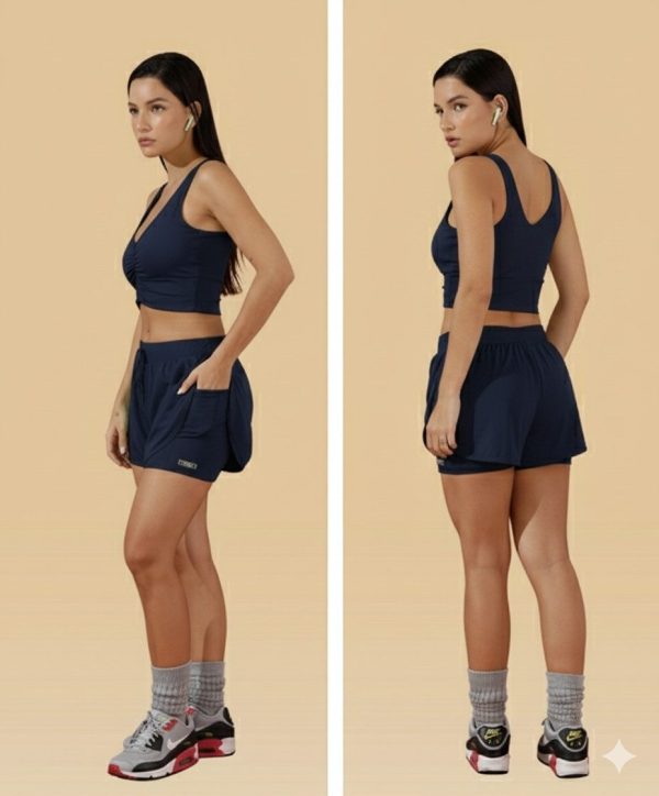 SHORT SOBREPOSTO C/BOLSO - Imagem 1