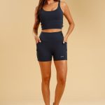 Bermuda Lisa Thin Corrente Marinha