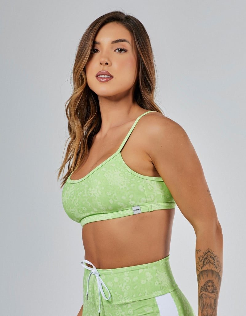 90dda9cfe53d8f4ca5acf6af2af1f2bf-1.jpg Top Média Sustentação Strong Jaguar Menta VESTEM - Imagem 1