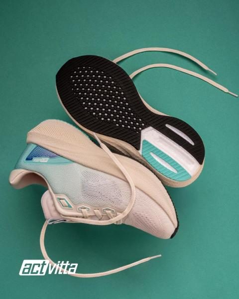 WhatsApp Image 2025-10-17 at 14.34.07 Tênis Gaspea Knit Creme/Azul ActVitta - Imagem 4