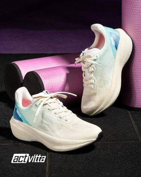 WhatsApp Image 2025-10-17 at 14.41.20 Tênis Gaspea Knit Creme/Azul ActVitta - Imagem 6