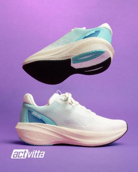 WhatsApp Image 2025-10-17 at 14.41.32 Tênis Gaspea Knit Creme/Azul ActVitta - Imagem 7