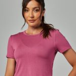 Blusa Manga Curta Comfort Wellness Rose Lotus VESTEM