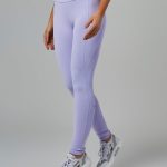 Legging Fusô com Bolsos Pace Lilás Lavanda VESTEM