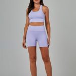 Shorts com Bolsos Pace Lilás Lavanda VESTEM